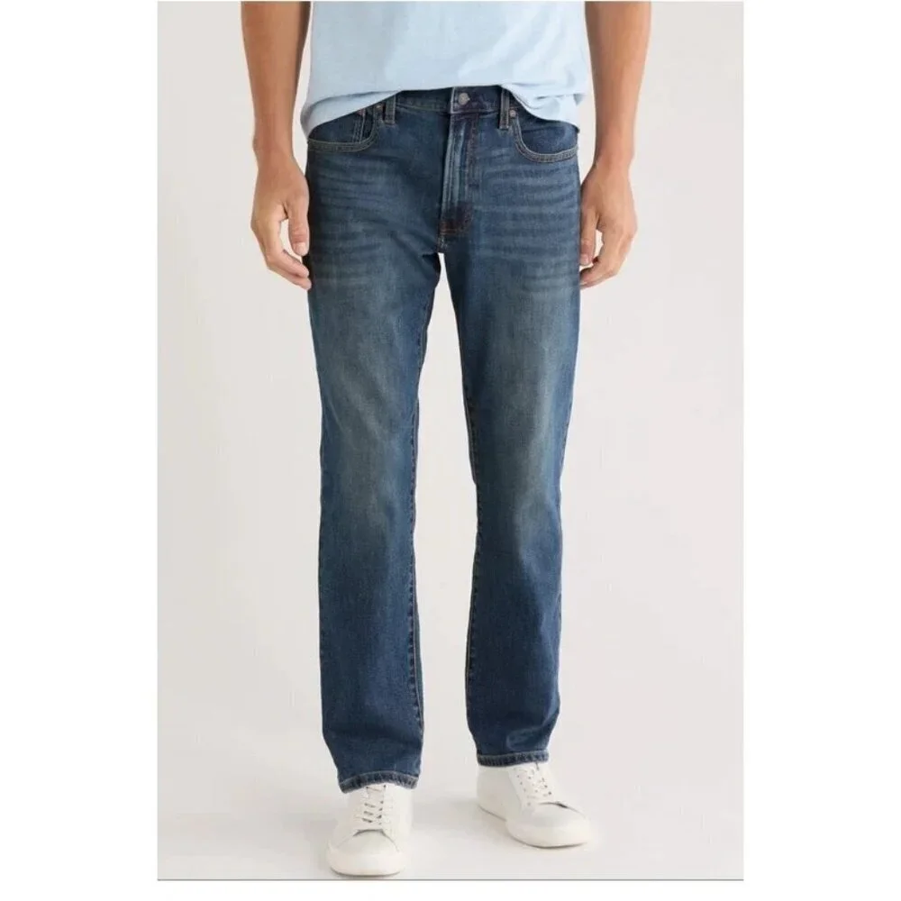 NWOT Lucky Brand 223 Straight Fit Jeans Men's 32x29 Blue Medium Wash Denim